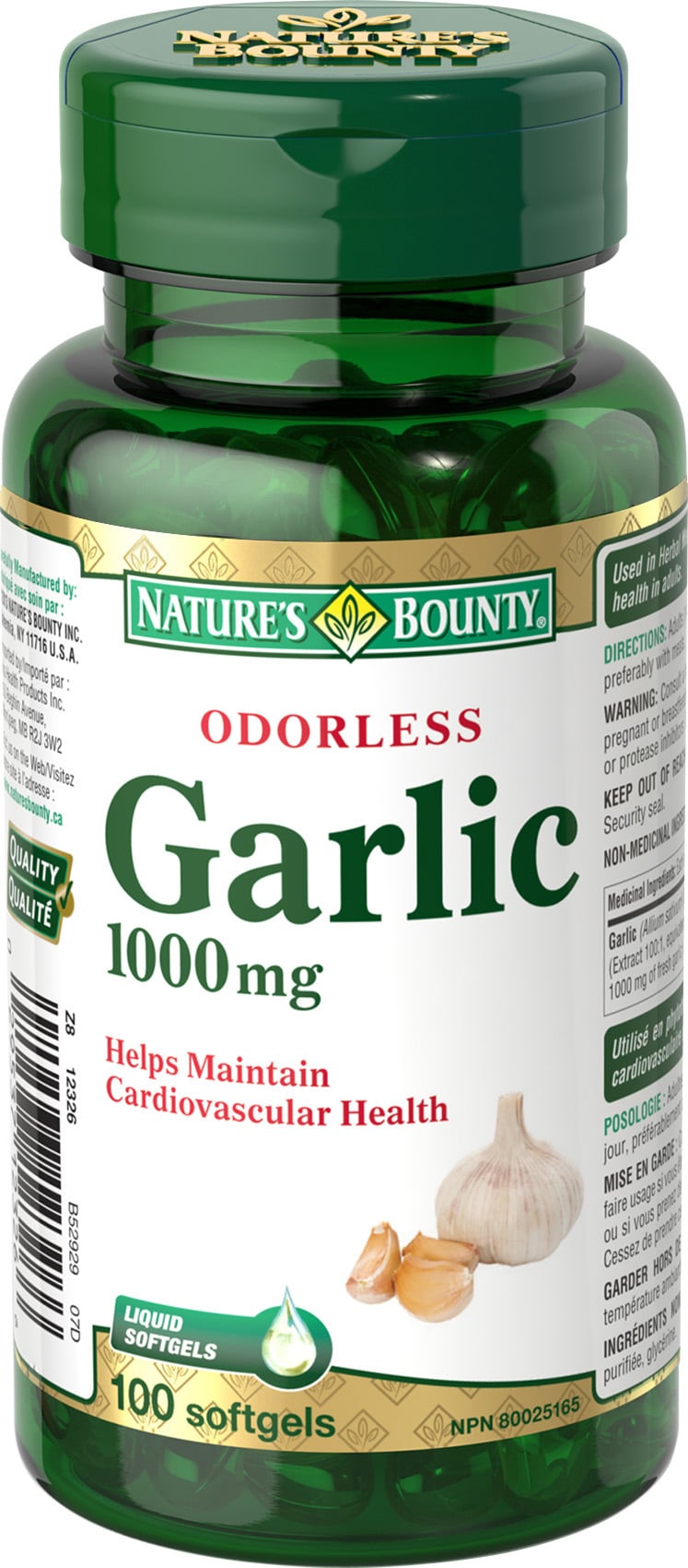 Nature’s Bounty Odourless Garlic CTC Health