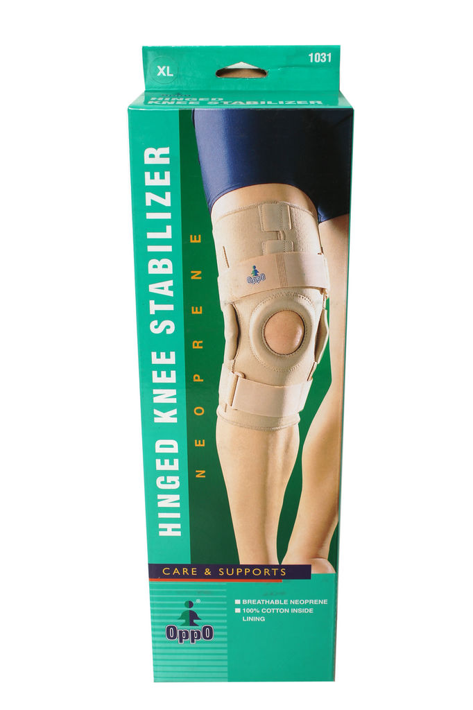 Oppo Medical Neoprene Right Or Left Hinged Knee Stabilizer (unisex; Natural), X-large