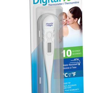 Physio Logic Digital 10 Thermometer With Ten Second Results At-home Testing