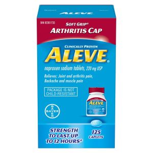 Aleve 220 Mg Arthritis Cap Large Bottle Analgesics and Antipyretics