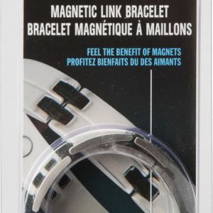 Sabona Magnetic Link Bracelet Stainless/black L/xl Alternative Therapy