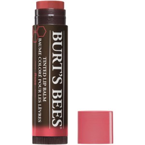 Burt's Bees 100% Natural Tinted Lip Balm, Rose With Shea Butter & Botanical Waxes - 1 Tube