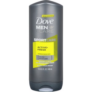 Dove Men+care Sportcare Active + Fresh Body Wash – 13.5 Fl Oz Skin Care