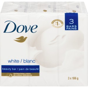 Dove Dove Beauty Bar For Healthy-looking Skin White 106 G 3 Count 106.0 G Skin Care