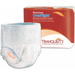 Tranquility Premium Overnight Disposable Absorbent Underwear - 2X-Large, 12ct