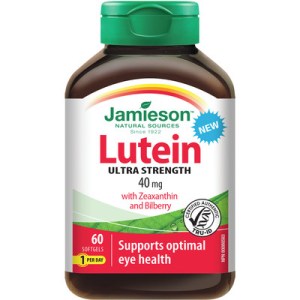 Jamieson Lutein 40mg With Zeaxanthin & Bilberry