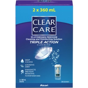 Clear Care Clear Care 2x360ml 720.0 Ml Eye/Ear