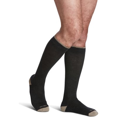 Merino Outdoor 421cs12 15-20mmhg Closed Toe, Calf Socks - Charcoal, Small - Image 5