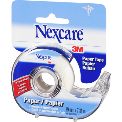 First Aid Tape, Gentle, Dispenser, Pk24 Bandages and Dressings