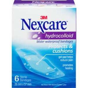 Nexcare Nexcare Blister Waterproof Bandages, Bwb-06-ca 23.58 G Bandages and Dressings