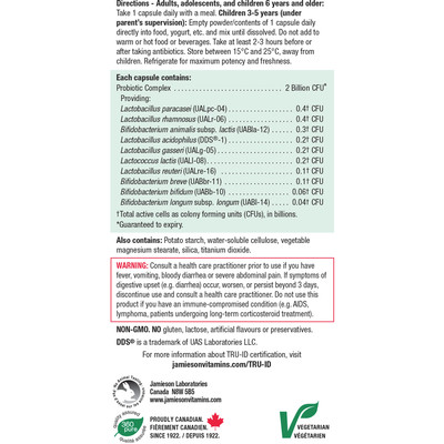 Jamieson Super Strain Acidophilus - Image 3