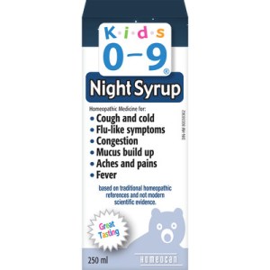 Homeocan Kids 0-9 Cough And Cold Nighttime Formula Syrup Cough, Cold and Flu Treatments