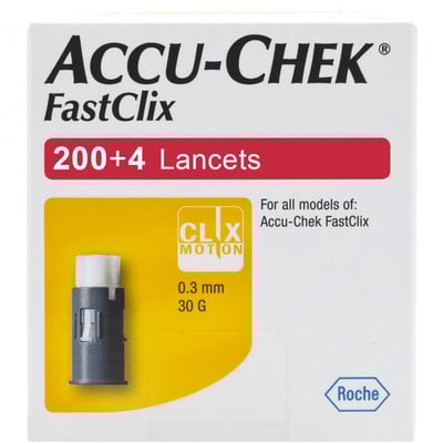 Fastclix Accu-chek Fastclix Lancets 204.0 Count