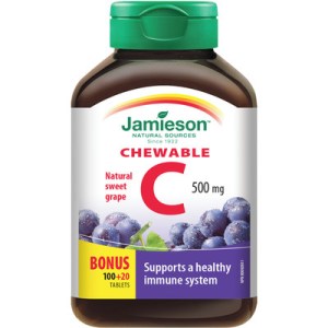 Jamieson Vitamin C Chewable Bonus Pack