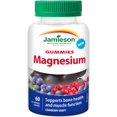 Jamieson Magnesium Gummies – Cranberry Grape Vitamins And Minerals
