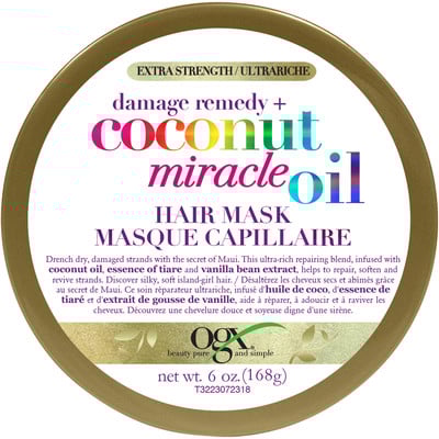 Ogx Extra Strength Damage Remedy + Coconut Miracle Oil Hair Mask 6.0 Oz