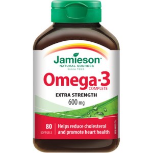 Jamieson Natural Sources Omega-3 Softgels 80.0 Count