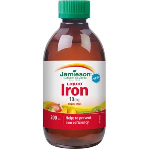 Jamieson Liquid Iron Tropical Citrus Vitamins And Minerals