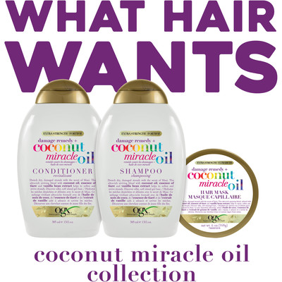 Ogx Extra Strength Damage Remedy + Coconut Miracle Oil Hair Mask 6.0 Oz - Image 4