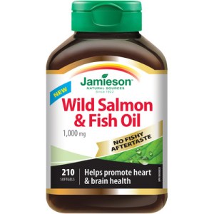 Jamieson Wild Salmon & Fish Oil Herbal And Natural