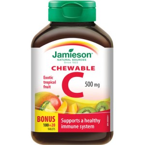 Jamieson Vitamin C Chewable - Tropical