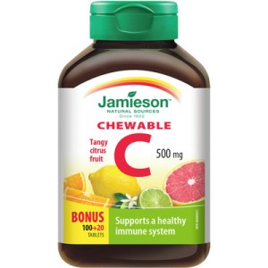 Jamieson Vitamin C Chewable - Citrus Juice