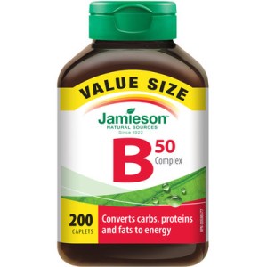 Jamieson Laboratories Jamieson B Complex Caplets, 50 Mg Value Pack