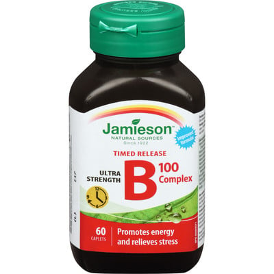 Jamieson Vitamin B 100 Complex Time Release Caplets - CTC Health