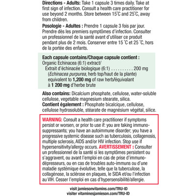 Jamieson High Potency Echinacea - Image 2