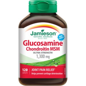 Jamieson Glucosamine Chondroitin Msm 1,300mg 120 Caplets