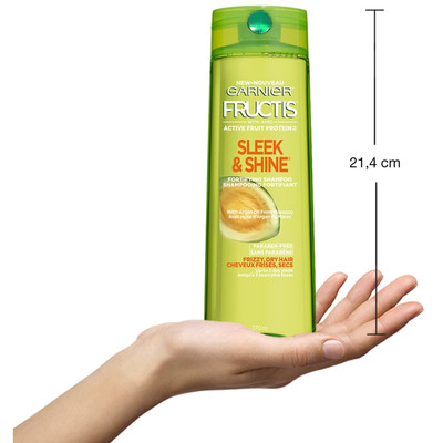 Garnier Fructis Sleek & Shine Shampoo For Dry & Frizzy Hair, 13 Fl Oz - Image 4