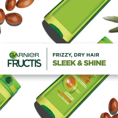 Garnier Fructis Sleek & Shine Shampoo For Dry & Frizzy Hair, 13 Fl Oz - Image 5