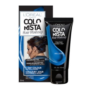 Loreal Paris Colorista Hair Makeup 1-day Hair Color, Blue60 (for Brunettes), 1 Fl. Oz., Hair Colour Treatments