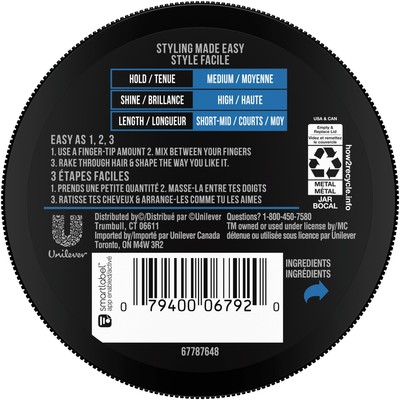 Axe Smooth Look Hair Pomade Shine 2.64 Oz - Image 2