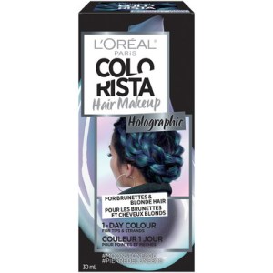 L’oreal Paris Colorista Hair Makeup Temporary 1-day Hair Color, Holographic, Moonstone800 (for Blondes And Brunettes), 1 Kit Hair Colour Treatments