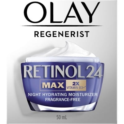 Olay Regenerist Retinol 24 Max Night Face Moisturizer - 1.7 Oz - Image 2