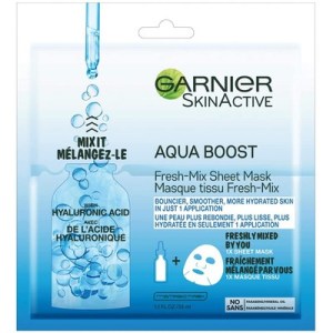 Garnier Skinactive Moisture Bomb Aqua Boost Fresh-mix Sheet Mask 1.0 Ea Hand And Body Care