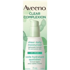Aveeno Clear Complexion Sheer Daily Face Moisturizer With Spf 30 73.0 Ml Skin Care