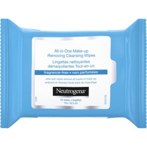 Neutrogena All-in-one Make-up Removing Cleansing Wipes Fragrance-free 25.0 Wipes Moisturizers, Cleansers and Toners