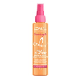 L'oreal Paris Elvive Dream Lengths Heat Slayer Pre-iron Spray Leave-in - 4.4 Fl Oz