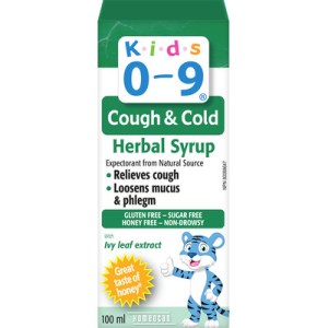 Homeocan Kids 0-9 Cough & Cold Herbal Syrup 100.0 Ml Cough, Cold and Flu Treatments