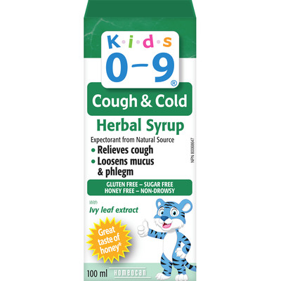 Homeocan Kids 0-9 Cough & Cold Herbal Syrup 100.0 Ml
