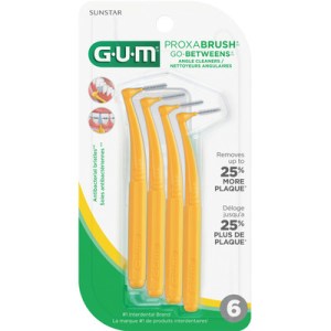 Gum Gumproxabrush, Angle Cleaner, Tight – 6ct 6.0 Count Gum Care, Floss and Accessories