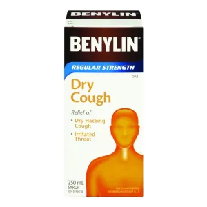 Benylin Extra Strength Dm Cough Syrup 250ml Cough, Cold and Flu Treatments