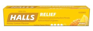 Halls Cough Tablets Honey Lemon