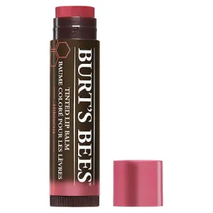 Burt's Bees 100% Natural Tinted Lip Balm, Hibiscus With Shea Butter & Botanical Waxes - 1 Tube