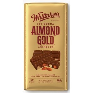 Whittaker’s Almond Gold Chocolate Confections