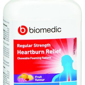 Biomedic Heartburn Relief Regular 100tb Antacids / Laxatives