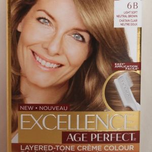L’oreal Paris Excellence Age Perfect Hair Color For Gray Hair, Light Soft Neutral Brown Hair Care