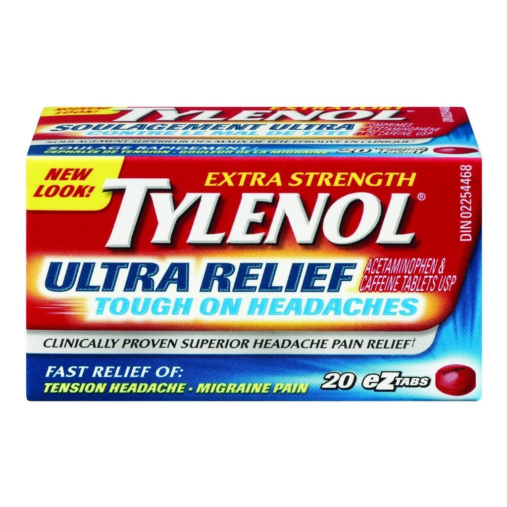 Tylenol Ultra Relief Acetaminophen Ez Tablets, 500 Mg